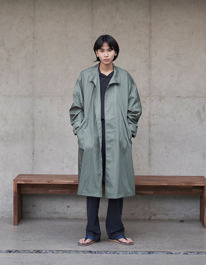 Oversized Natural Movement Outer (올리브그린)